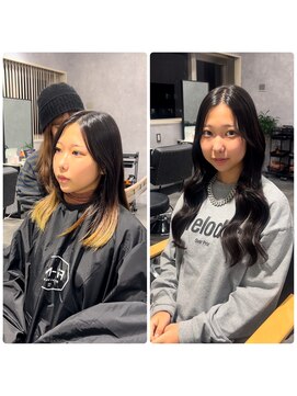 フィーネ 横浜(Fi -Ne) エクステで黒髪ロングに