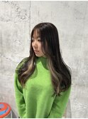 ★フェミニンロング 似合わせカット レイヤー メルティカラー