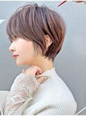 ふんわりショート小顔簡単スタイリングツヤ髪スタイリングS28
