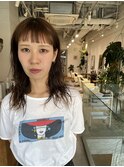 酸性パーマ　ゆるやかウェーブ　ロングパーマ