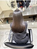 髪質改善 スーパーロング ワンレングス レイヤー 韓国風巻き