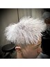 (米田指名限定)カット＋ホワイトカラー＋パーマ