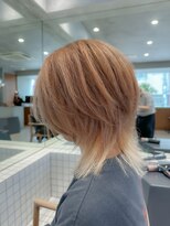 ニカイ(2F)&nbsp;デザインカラー　インナーカラーでウルフカット