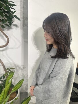 ノウハウ キョウト(KNOWHOW kyoto) ラベンダーグレージュ/セミディヘア