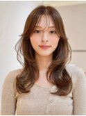韓国レイヤー × 透明感ロング RI-5