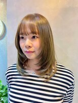 ブルーメ(Blume...)&nbsp;レイヤーカット/オリーブベージュ/透明感カラー