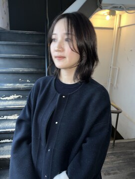 【BOW style】レイヤーボブセンターパート