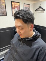 プラウド(PROUD)&nbsp;七三　ローフェード　パーマ/メンズカット/barber/理容室