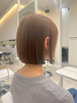 ジュベ 別府店(juve.) 別府ショートボブ顔まわりレイヤーカット髪質改善カラー