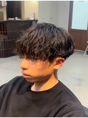 縦落ちシャドウパーマ