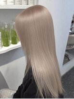 ネハス 名古屋栄店(nehus.) ミルクティー/ブリーチカラー/ウルフカット/レイヤーカット