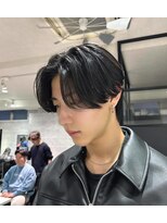 アンダーバーホワイト(_WHITE)&nbsp;前上がりセンターパート