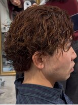 メゾンフォーメン 心斎橋店(Maison for men)&nbsp;サーフカール/ブラウンカラー/グランジパーマ