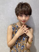 アオトーキョー 北千住(ao.tokyo)&nbsp;大人可愛いシースルーバング×丸みショ