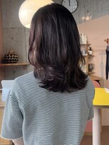 マルソー&nbsp;岡山ミディアムレイヤー顔まわりレイヤー髪質改善トリートメント