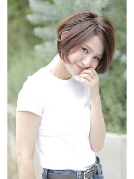 スタジオ 渋谷 原宿(Stujio) ナチュラルな前下がりショートボブ