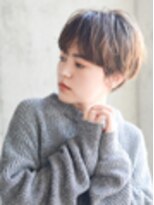 大人かわいい小顔ワンレン{エアリーショート/ミニマムボブ/ボブ}