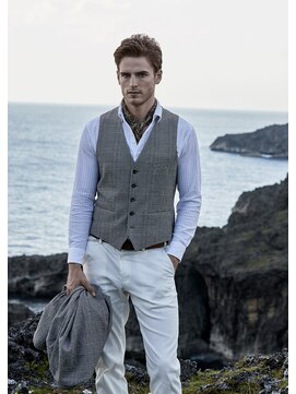 アンドインク(&inc) 30代/40代メンズ麻布十番短髪ビジネスヘアサイドパート七三束感