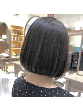 ロンド レグリーズ 立川(Lond leglise) ボブ/ナチュラルボブ/グレージュ/暗髪【深味信也】