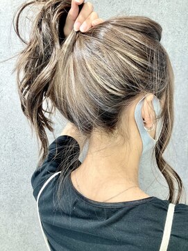 パーセント(percent) 【％枚方】アッシュベージュハイライト