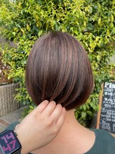 ヘアーサロンプレジール ブリーチなしハイライト