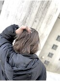 大人ハイライト切りっぱなしボブ【広尾、恵比寿】担当:尾上