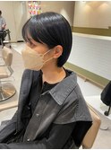 【emme×石崎】ネイビー×ショート