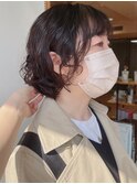 【morio原宿】ゆるふわパーマショート　前髪ありショート　宮本