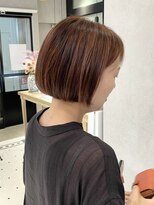 ザザ シンジュク(ZA/ZA shinjuku) 大人ボブ×バレンシアオレンジ