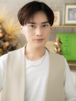 カバーヘア ブリス 上尾西口店(COVER HAIR bliss)&nbsp;アップバングセンターパートツーブロックa上尾20代30代40代