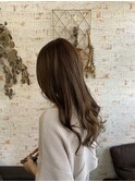 アッシュ×ベージュ