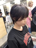 ニコフクオカヘアーメイク(NIKO Fukuoka Hair Make)&nbsp;【NIKO】福岡天神大名マッシュショートウルフ伸ばしかけ