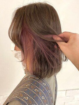 ロイ(ROY) ROYミディアム/インナーカラーピンクラベンダー・ラベンダー系