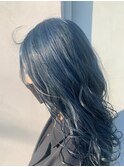 アイスブルー/髪質改善縮毛矯正/髪質改善/韓国風/韓国ヘア