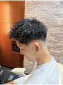 銀座 スパイキー ローフェード ビジネス