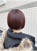 【CYAN】#大人可愛い#赤髪#ピンク#ボブ