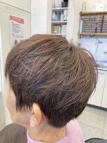 サンひまわり 高来店 ピンク系カラーのショートスタイル