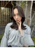 艶感カラー×髪質改善ケアトリートメント/大人可愛い韓国風#6