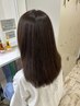 全体白髪染めロング(襟足から３０センチまで)￥4580