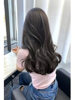 ランズ(LANDS)&nbsp;アッシュカラーレイヤーカット 【韓国ヘア 大阪 梅田】