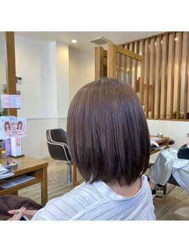 プリズム ヘアーデザイン みずほ台店 ミディアムレイヤーボブ
