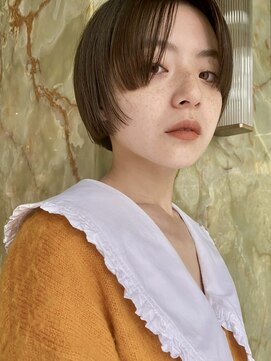 アンドレイ 表参道(andrey) デザインカラー/レイヤーカット/ウェットヘア/オリーブベージュ