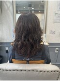 大人パーマ×オイル仕上げ