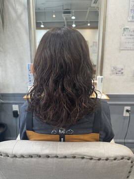 サンクチュアリー ウィズ コネクト(Sanctuary with connect) 大人パーマ×オイル仕上げ