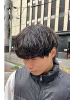 ノイセル 西本町(Noisyle)&nbsp;メンズマッシュウルフナチュラルシャドウパーマ