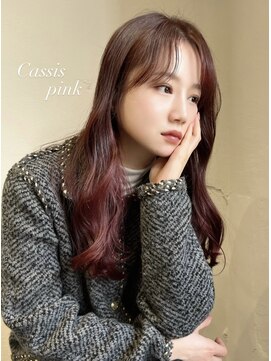 アルコイリスバイドールヘアー(ARCOIRIS by Dollhair) チェリーブラウン/ピンクベージュ/くびれヘア/大人ガーリー
