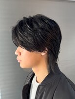 ガオプロデュースバイレボ(gao produced by revo)&nbsp;センターパートウルフ/フェザーパーマ/ニュアンス/メンズカット