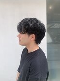 韓国メンズヘア/ダウンパーマ/マッシュ/パーマ