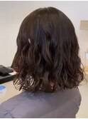 ロブの上から少ししっかり目　新デジタルパーマ