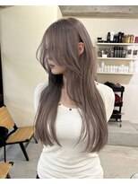 ラキングキョウト(LA KING KYOTO)&nbsp;グレージュ　顔周りカット